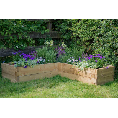 Caledonian Handmade Wood Raised Garden Bed