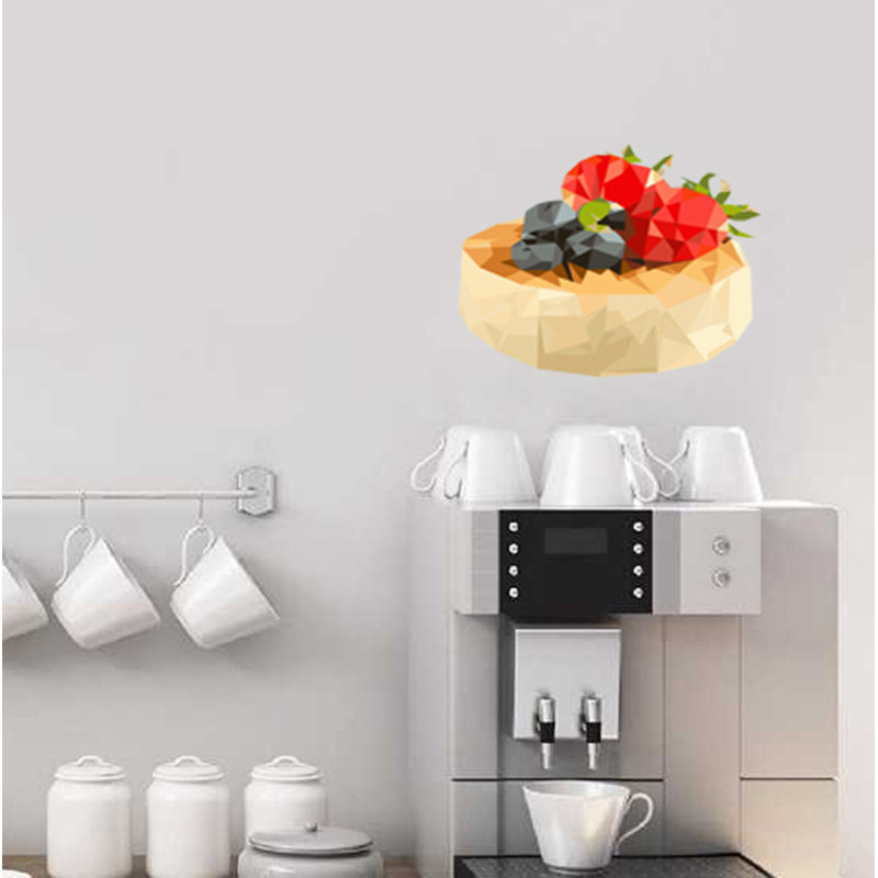 Food & Beverage Wall Decal, 10" H x 10" W