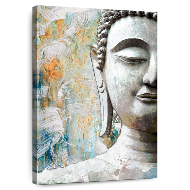 Adella Stone Buddha Head, 36" H x 24" W
