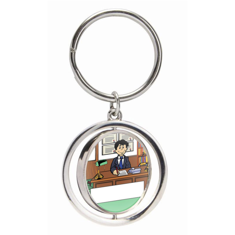 Avocat personnalisé, avocat - Porte-clés mâle, Oui