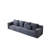 Boneless Modular Deep Seat Corduroy Cloud Sofa with Cup Holders-116409507