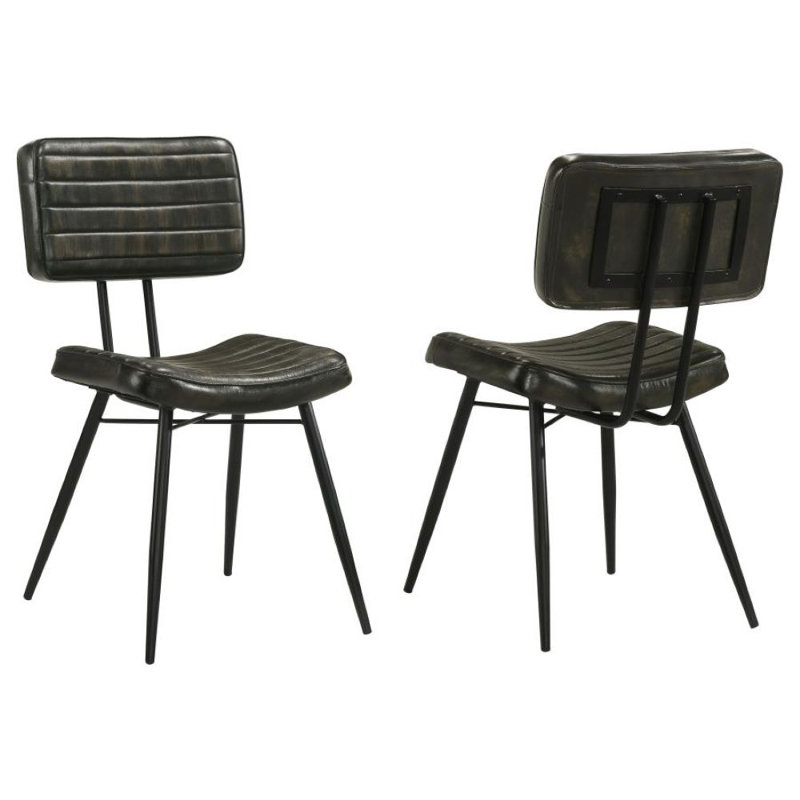 Chaise d'appoint Lambright, Noir anthracite