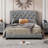 Brisha Upholstered Platform Bed-610265095-610265093