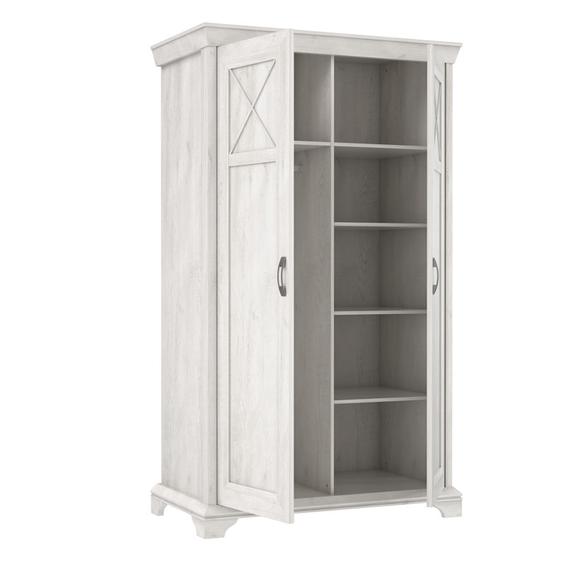 Aleisha 2 Door Manufactured Wood Wardrobe