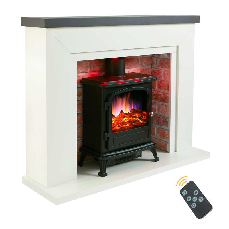 Farlington Electric Stove Suite, Grey/Red