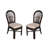 Rosanny 4 - Person Mahogany Solid Wood Top 4 Legged Dining Set