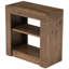 Table de bout en bois massif de 24 po avec 2 tablettes ouvertes, table d'appoint / table de chevet Modern Farmhouse, table d'appoint rustique pour le salon et la chambre à coucher-416259371