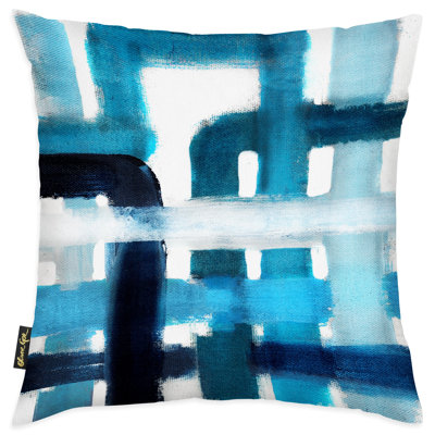Abstract Reversible Throw Pillow