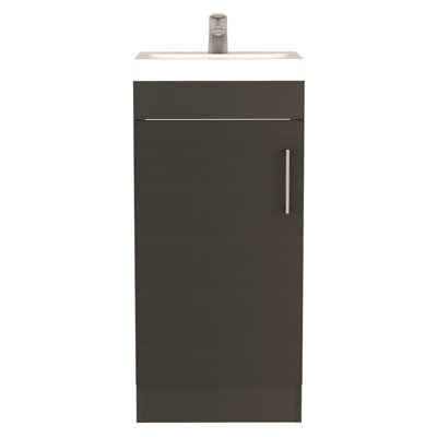 Lavabo pour salle de bain Jozz, noir