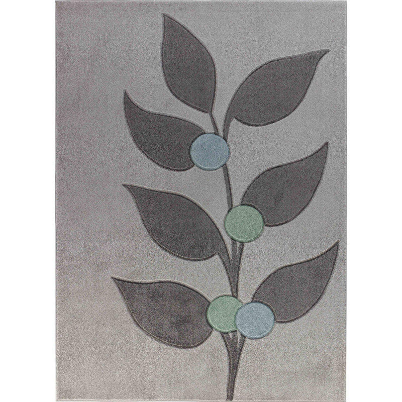 Ahmond Floral Area Rug, Rectangle 160 x 213cm