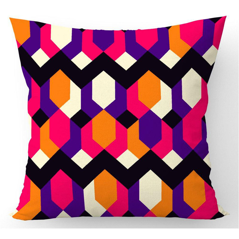 Woodbine Abstract Square Cushion