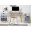 Amani 48cm W Solid + Manufactured Wood Bedside Table
