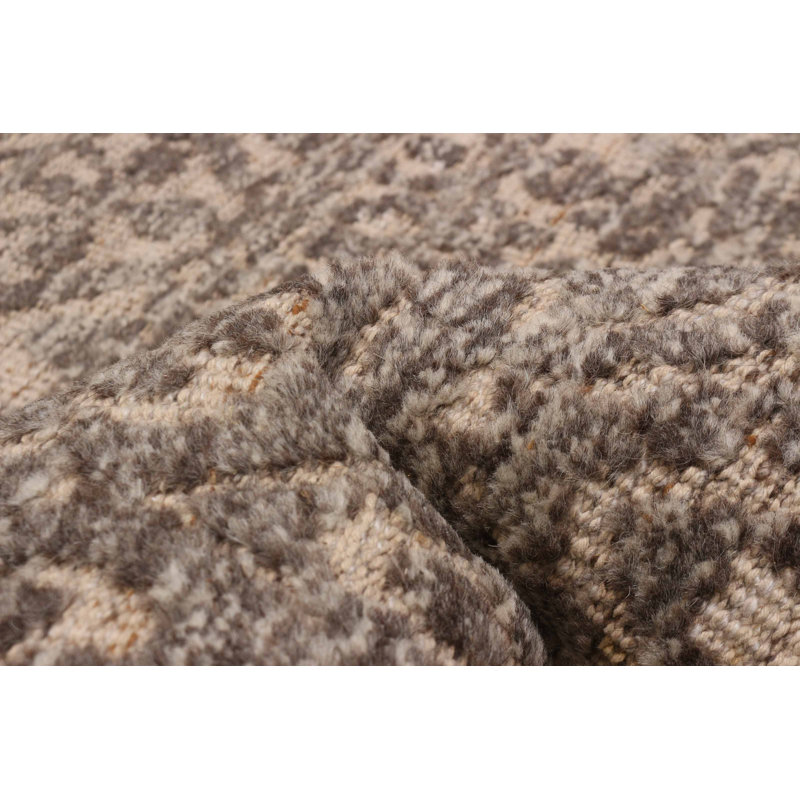 Tapis brun foncé et brun clair 5 pi 3 po x 7 pi 3 po Tangier