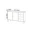 Buffet de rangement moderne en bois massif minimaliste-111638392