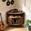 Support de tourne-disque de coin avec station de charge-1863093902