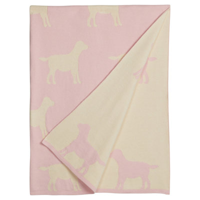 Couverture de chambre de bébé rose Lab