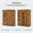 Outdoor Storage Shed with Door and Window, Outside Wooden Tool Shed with Waterproof Asphalt Roof
