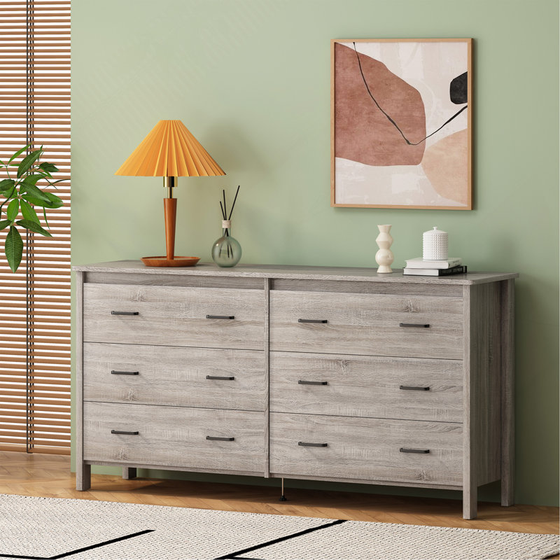 DRESSER À 6 TIROIRS