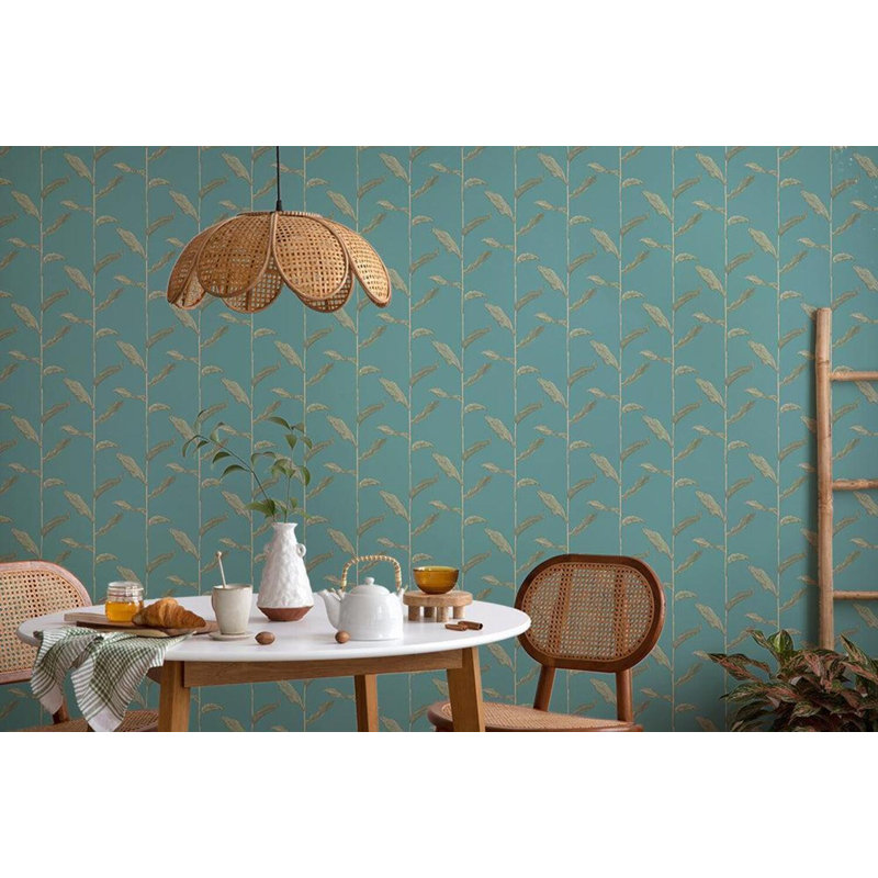 Nomad 10' L x 24" W Wallpaper Roll, Golden Night, Premium Paper