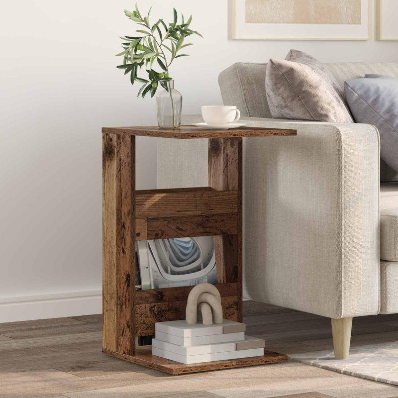 End Table, Old Wood