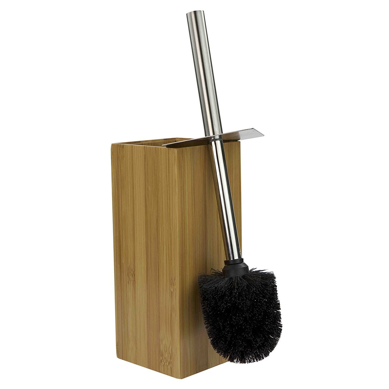 Pise Freestanding Orange Toilet Brush and Holder Set