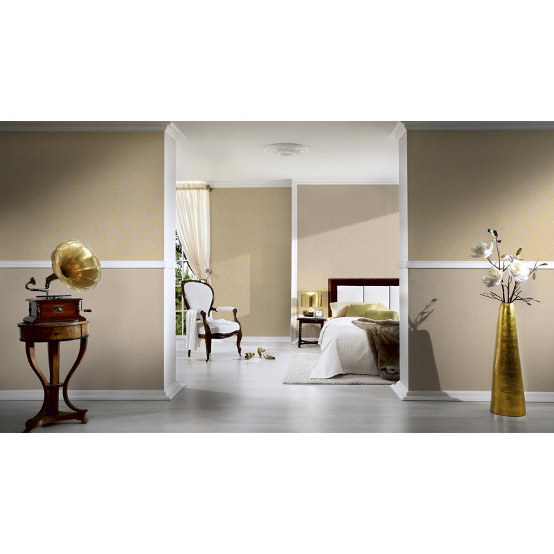 10.05m x 53cm Wallpaper, Light beige