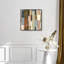 Beige Blocks II Canvas Abstract Print by Oliver Gal, Black Frame, 12 x 12-1130706519-1130706526
