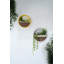 Accessoire mural en métal peint à la main Nykeemah, 45,3 po x 42,1 po | Fabrication 100% métal, épaisseur: 0,06 po | Pièce d'art unique pour la décoration intérieure, fixation murale facile, variations de couleurs distinctives