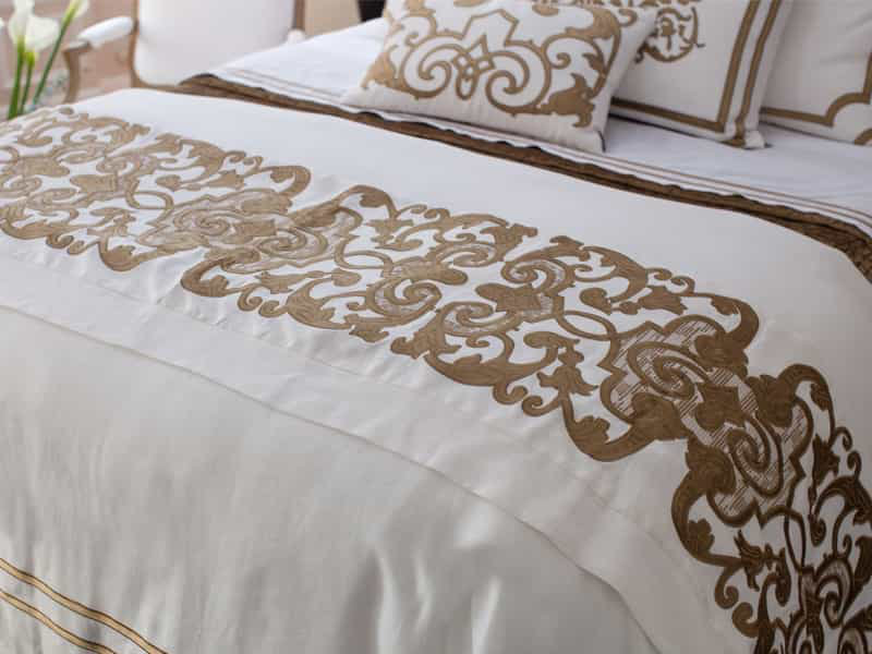 Mozart Throw Blanket, 24" x 98", Straw