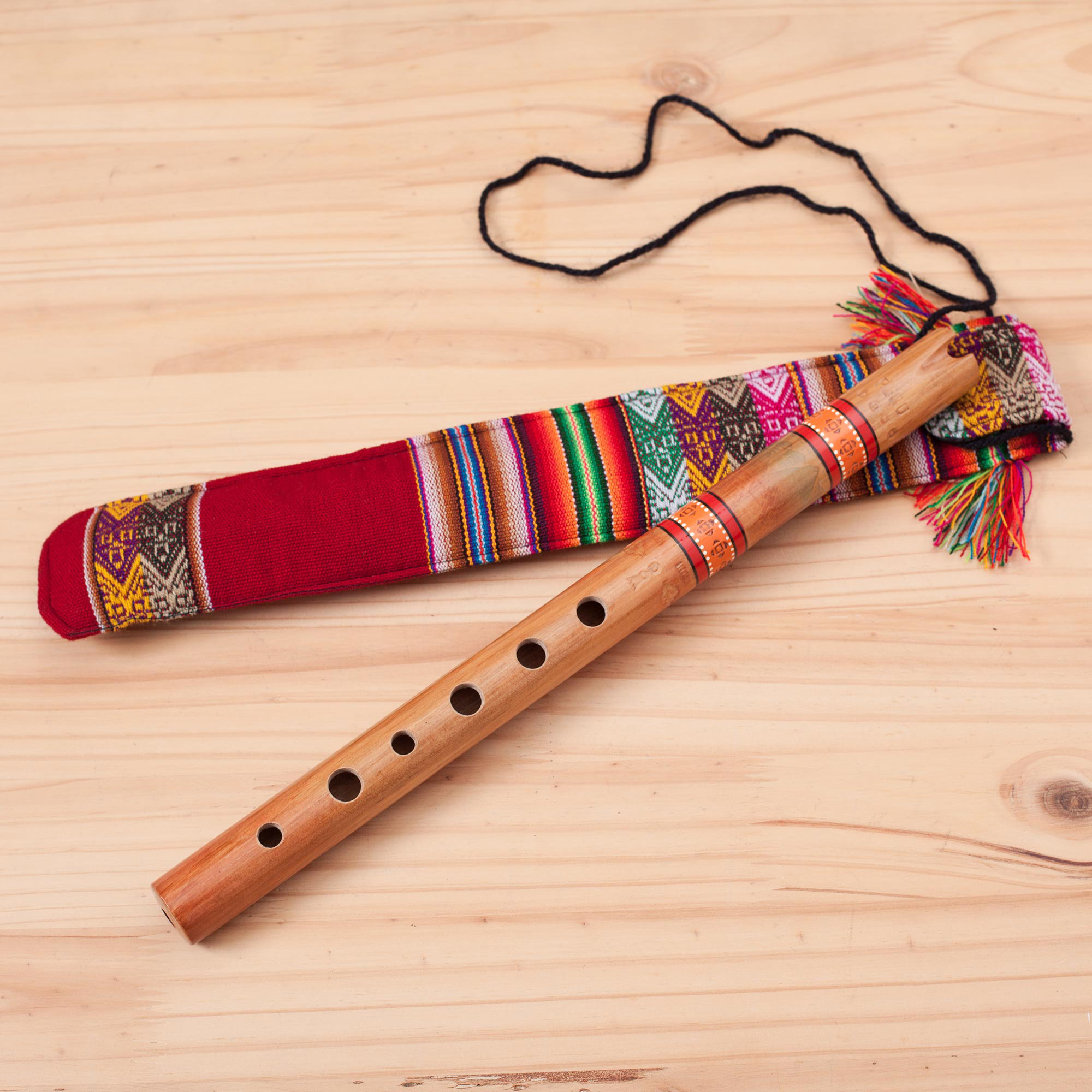 Bungalow Rose Quena Flute Wind Instrument Sculpture | Wayfair