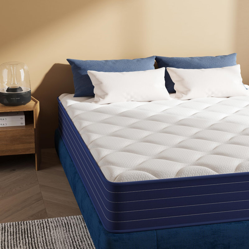 DreamHaven 12 inch Full Mattress Hybrid Euro Top Medium Firm Mattress in a box Pocket Spring&Memory Foam,Motion Isolation,Fiberglass Free,Full Size Mattress Double Size