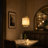 1-Light Natural Alabaster Pendant Light with Brushed Gold Finish