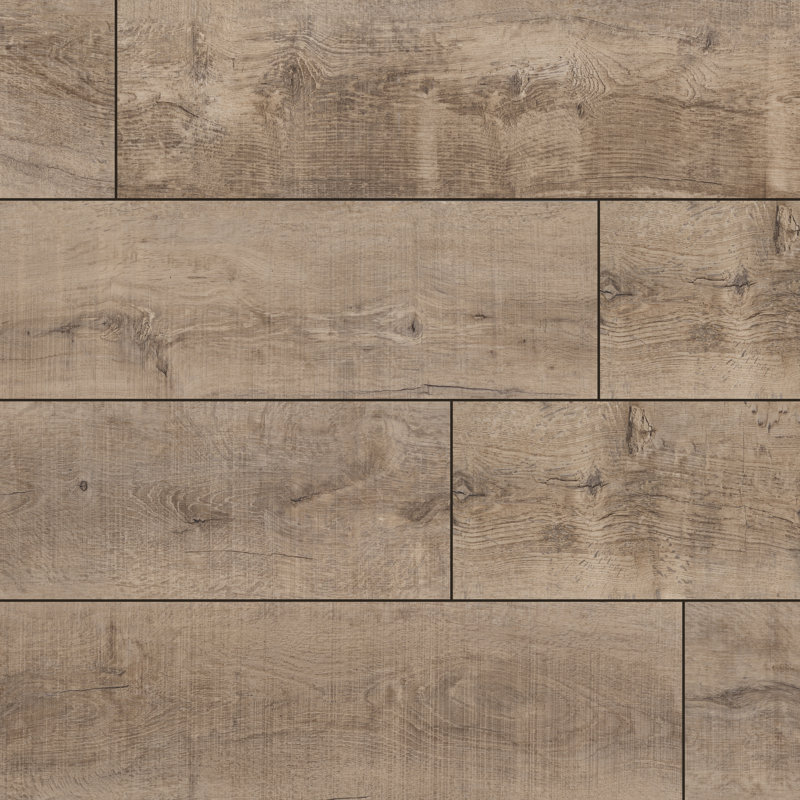 Ackland Parkland 9 in. x 60 in. 6.5mm 20MIL Waterproof Rigid Core Luxury Vinyl Plank Flooring, Reclaimed Pecan