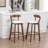 Nordic Solid Wood Bar Stool