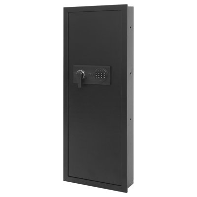 39.4" Tall Hidden Heavy Duty Wall Safe, Recessed Electronic Security Box with Digital Keypad，Black