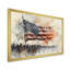 La guerre de 1812 avec le drapeau des États-Unis IV - Patriotiste des États-Unis, reproduction sur toile encadrée-114035784-134778413-114035785