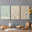 Summer Daydream II - ensemble de 3 peintures sur toile tendue-532557493