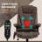 6 Point Vibrating Massage Office Chair With Heat, Microfiber High Back Executive Office Chair With Reclining Backrest, Padded Armrests And Remote-1668231776