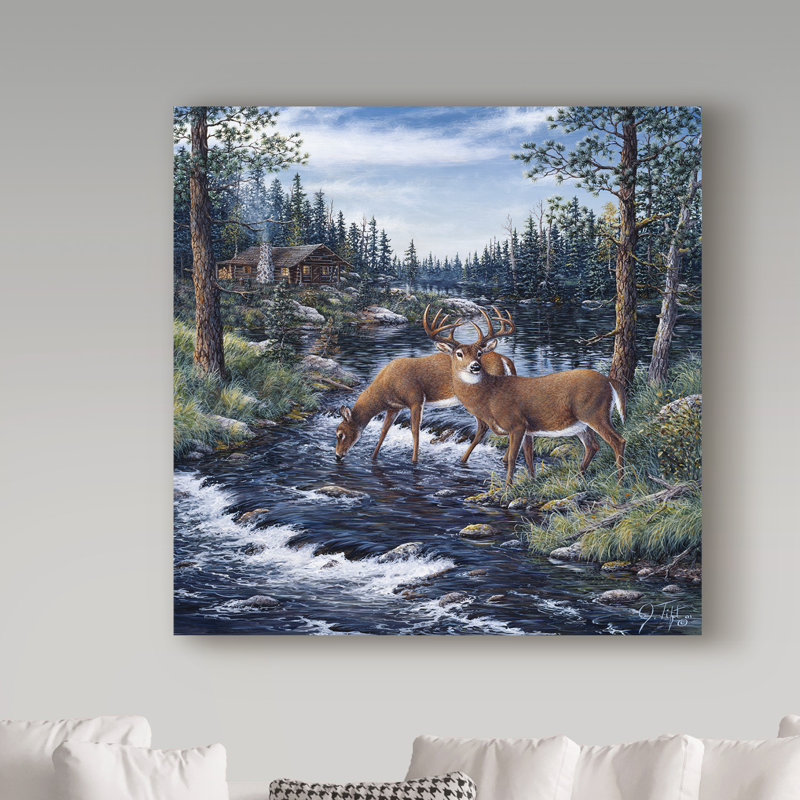 «Peaceful Morning» par Fazulla, impression sur toile tendue, H 35 po x l 35 po x P 2 po