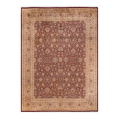 Hayner One-of-a-Kind 9' 1" X 12' 5" 2000s Wool Area Rug in Red