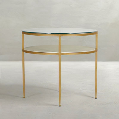 Gabby Constance Side Table In Clear