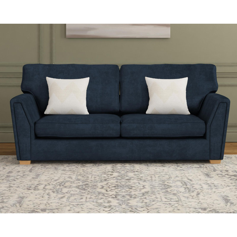 Wendleberry Three Seater, Fixed Back, Forest Green