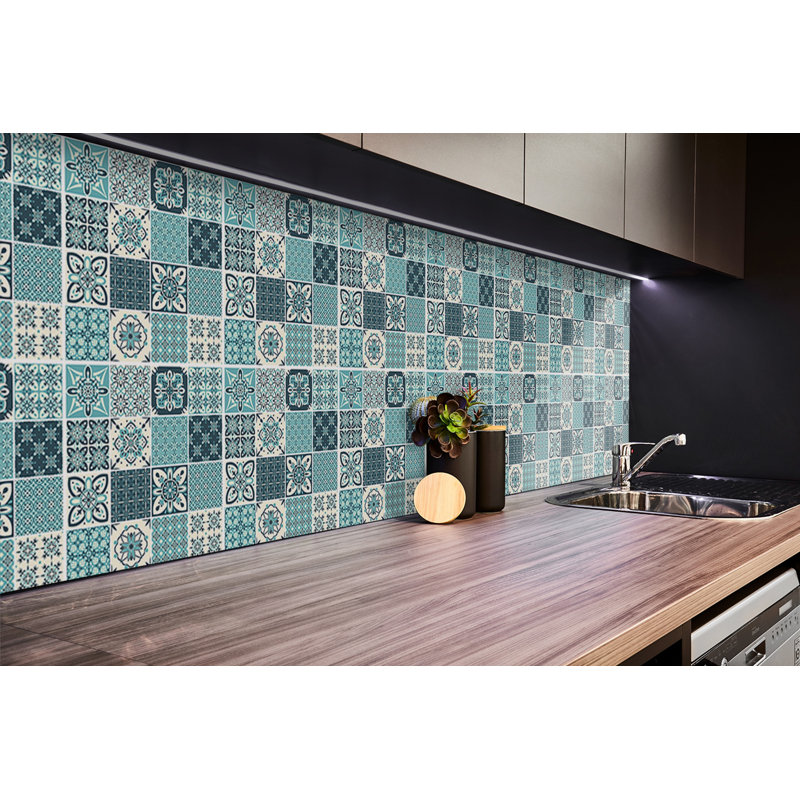 Wall Tiles Tile Peel and Stick Self Adhesive Vinyl Splashback Sticker Wall Stickers 39,37x19,68 Inch