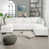 White Down 100% Linen selected