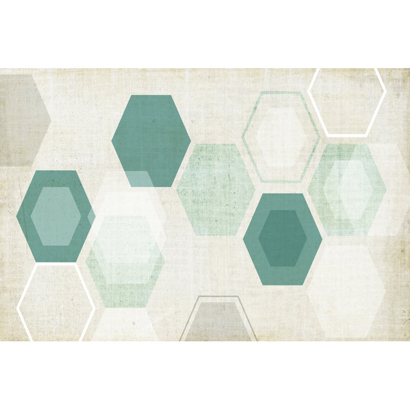 Hex Mobile II by Jarman Fagalde - Wrapped Canvas Print, 30cm H x 46cm W 