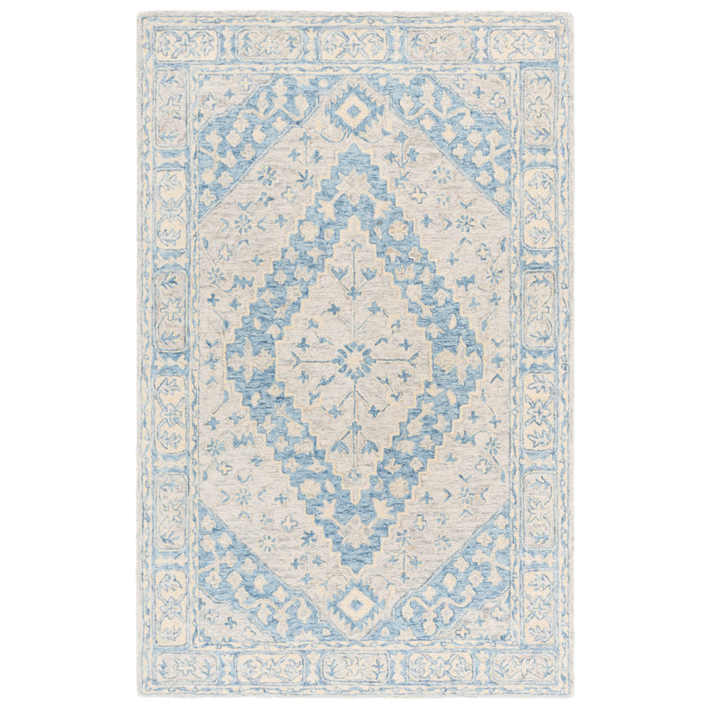 Metro 474 Hand Tufted 80% Wool; 20% Cotton Oriental Rug, Rectangle 5' x 8'