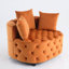 Chaise profonde 37,45 pouces - velours orange pour la maison dans le salon-378574789