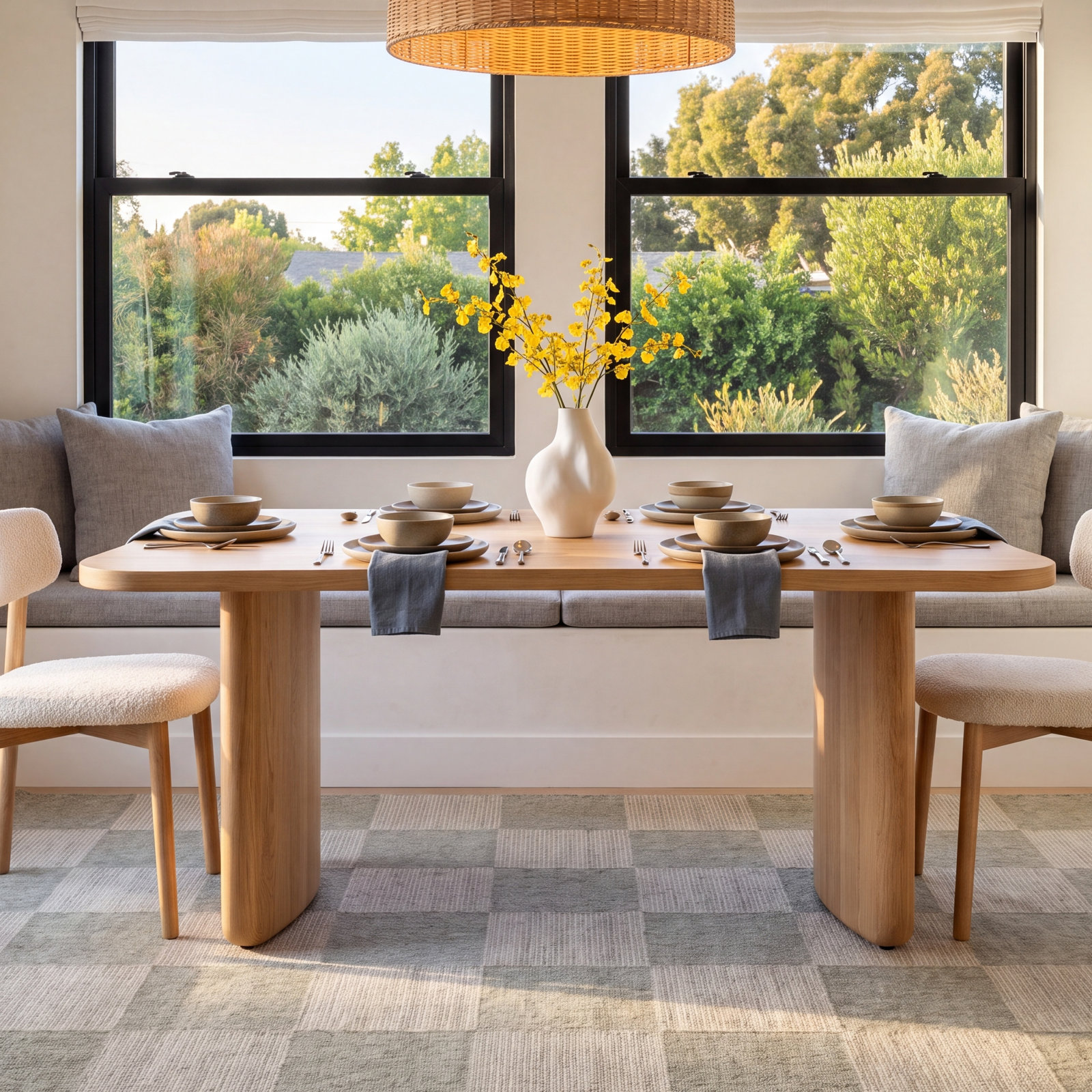 Curry 83.25'' Dining Table