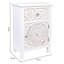 Charvi 47cm W Manufactured Wood Bedside Table