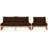 Despina 70.1'' Wide Straight Teak Loveseat with Cushions-100260196